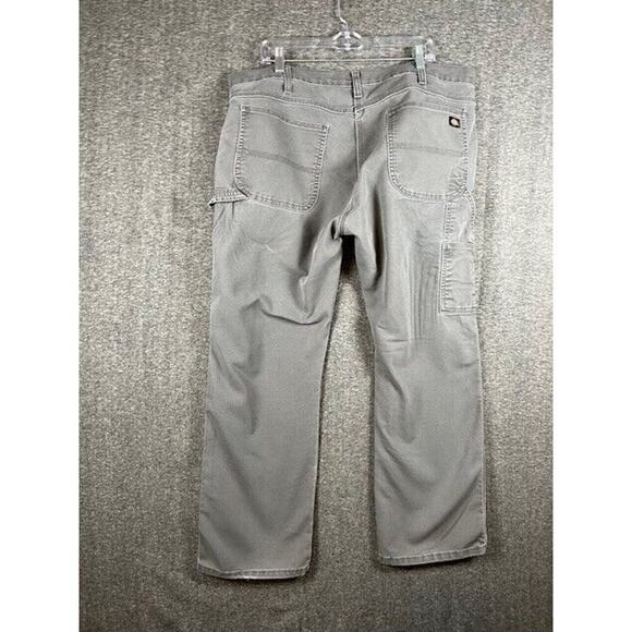 Dickies Flex Stonewashed Grey Lightweight Carpenter Pants Men's size 40 x 30 - Picture 2 of 10